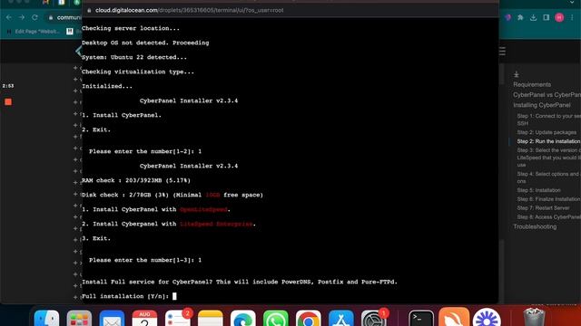 Installing CyberPanel on CentOS, AlmaLinux, or Ubuntu Server | Latest 2023 | Step-by-Step Guide смотреть онлайн
