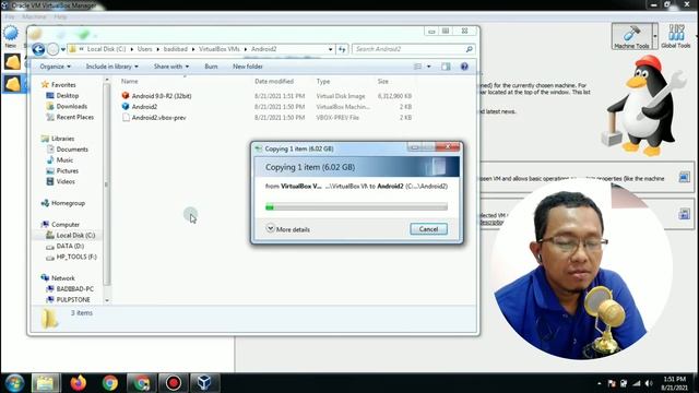 Menjalankan Android di Windows dengan Virtual Box Mode VDI File смотреть онлайн
