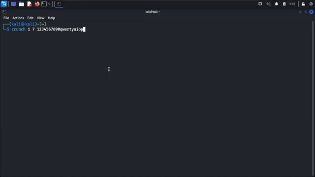 Crunch Kali Linux - Wordlist infinita смотреть онлайн