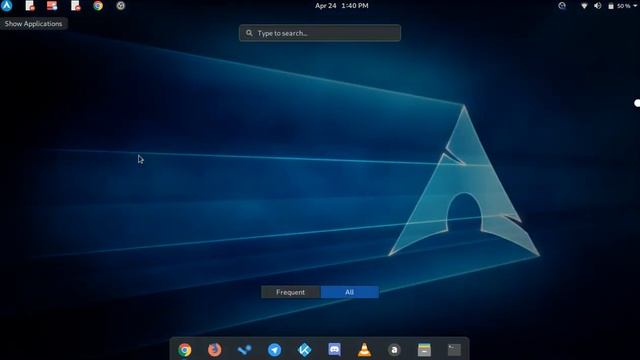 Arch Linux Rolling With Gnome:) смотреть онлайн