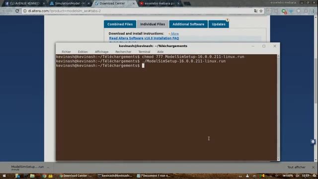 ModelSim Linux Installation смотреть онлайн
