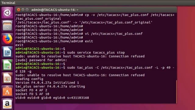 Configure Gaia with TACACS+ Authentication смотреть онлайн