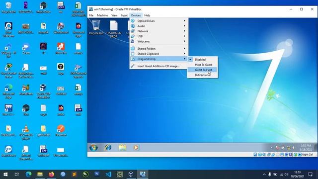 Tutorial VirtualBox - Cara Drag and Drop Di VirtualBox смотреть онлайн