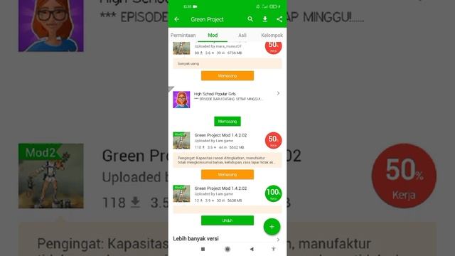 Cara mendownload game green project versi Mod....!!! 🎮🎮 смотреть онлайн