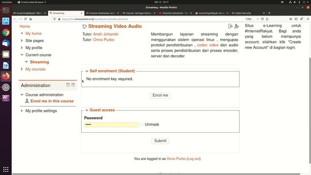 20201012 belajar di e-learning rakyat смотреть онлайн