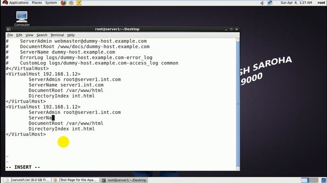 RHEL 6 in hindi apache server in redhat linux by sarvesh saroha part 2 смотреть онлайн