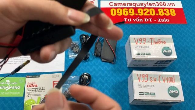 Camera V99 - Tổng Hợp 2 Mẫu Camera V99 Thường và Camera V99sx Ngụy Trang Cúc Áo Bán Chạy Nhất смотреть онлайн
