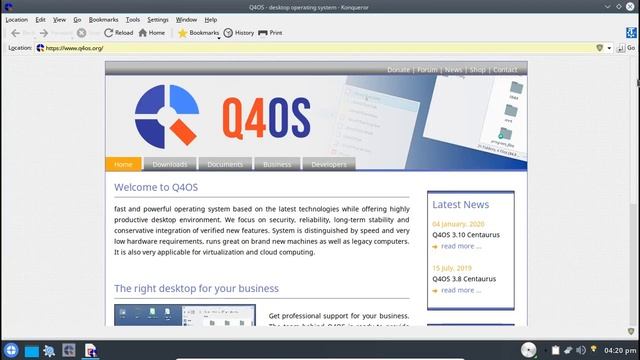 Q4OS 3.10 смотреть онлайн