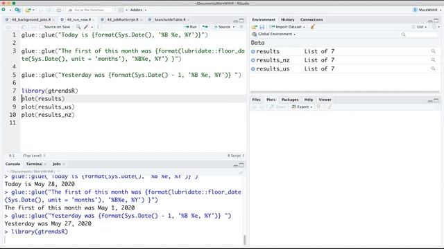 How To Run R Scripts As RStudio Local Background Jobs