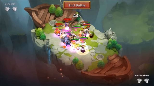 Castle Clash Lost BattleField Game Play from 9 Evolved Heros iOS смотреть онлайн