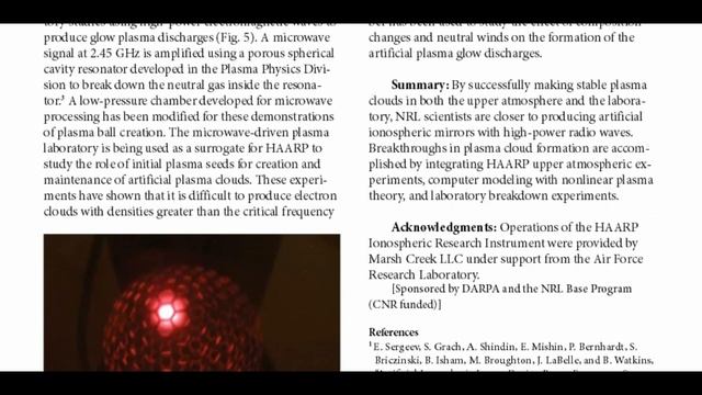 HAARP experiments, and laboratory tests prove that Microwaves can induce plasma discharge смотреть онлайн