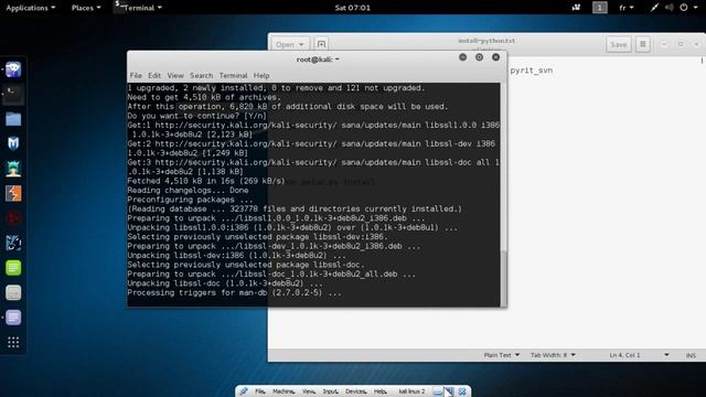 تثبيت البايثون علي Kali linux 2.0 смотреть онлайн