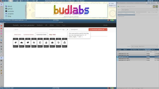 HOW TO: use custom icons in POLYBAR (and create really small icon font files) смотреть онлайн