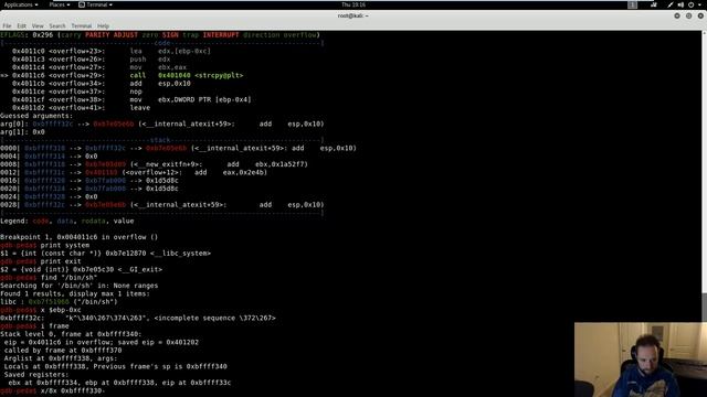 Demo5 - Return-Into-Libc Exploit смотреть онлайн