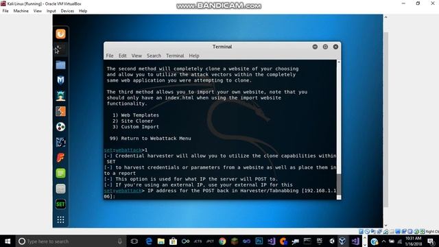 How To Phish Using Kali Linux 2017.3! (SET - Social Engineering Toolkit) смотреть онлайн