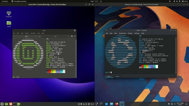 Linux Mint 21 vs Kubuntu 22.04 смотреть онлайн