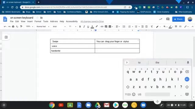 Chromebook On-screen Keyboard смотреть онлайн
