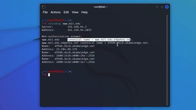 nslookup شرح بالعربي (#كالي #لينكس) смотреть онлайн