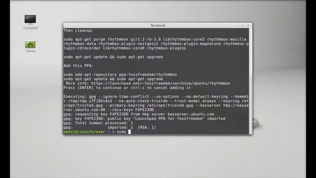 Install Rhythmbox 3.2 in Linux Mint Via PPA смотреть онлайн