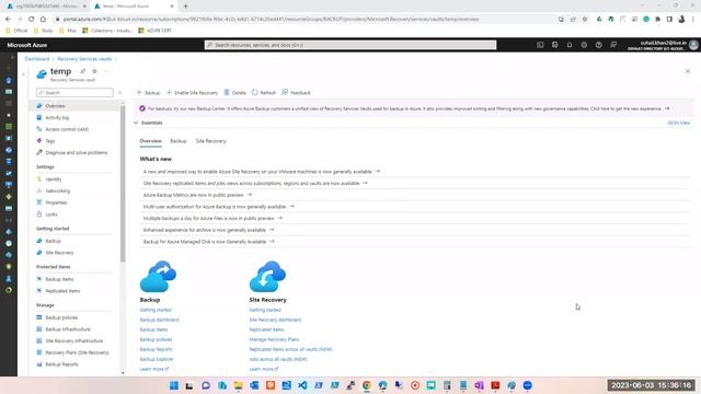 Session30 Azure Backup Site Recovery and Recovery Services Vault Practical B смотреть онлайн