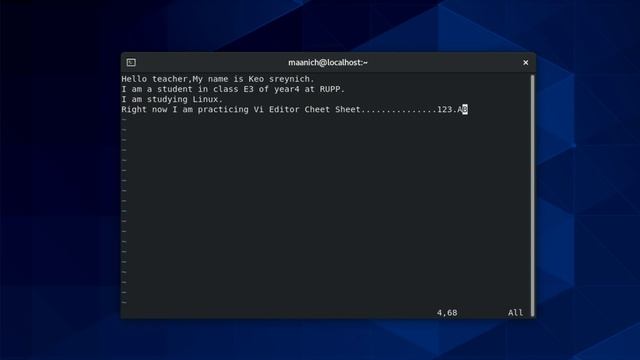 Vi Editor Cheat Sheet - Linux смотреть онлайн