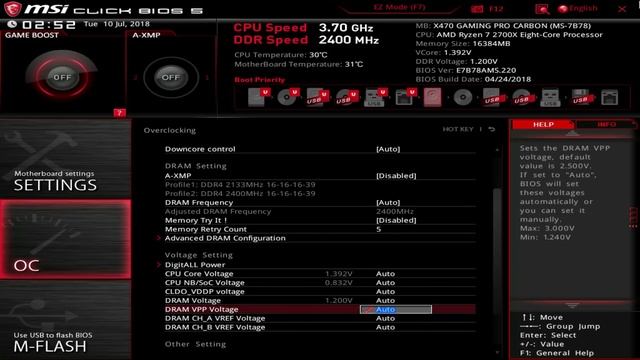 BIOS walkthrough: MSI X470 Gaming Pro Carbon смотреть онлайн