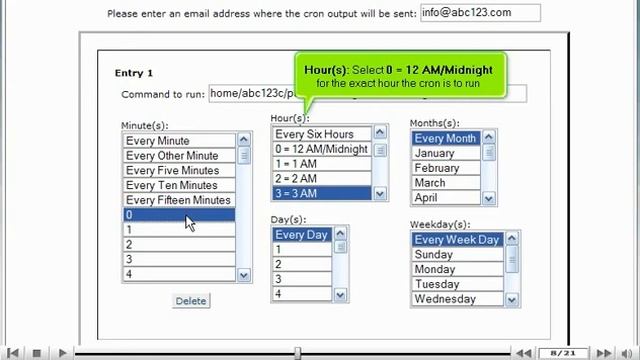How to create a Cron Job in cPanel by HostCheetah.com смотреть онлайн