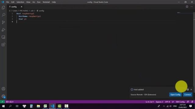 Điều Khiển Từ Xa Raspberry Pi Bằng SSH Từ Visual Studio Code- RASSTEK Blog смотреть онлайн
