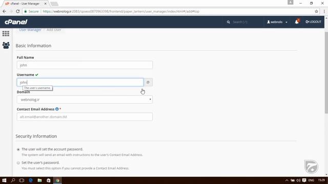 آموزش cPanel - قسمت 76 User Manager смотреть онлайн