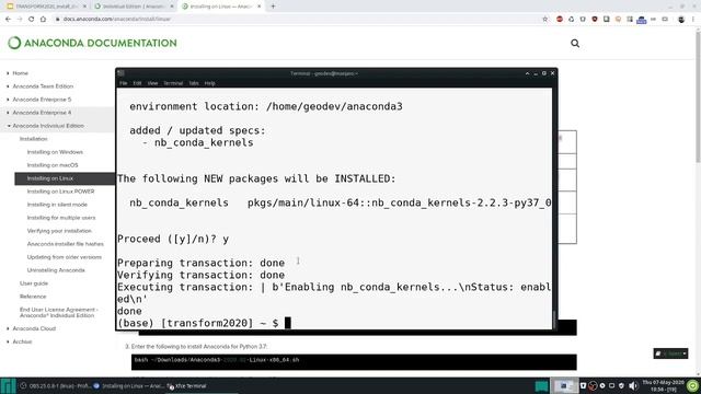Transform2020 Linux tutorial setup смотреть онлайн