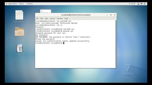 How to create user account in CentOS/Linux in Hindi смотреть онлайн