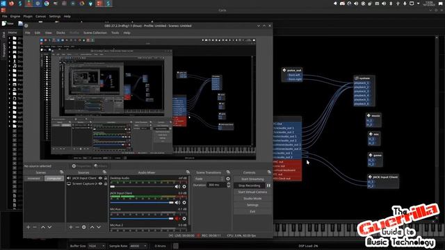 Basic setup for music production in Ubuntu Studio смотреть онлайн