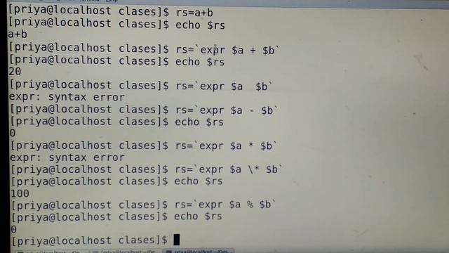 Arithmetic commands in Unix (expr ,bc,cal,date,read) смотреть онлайн