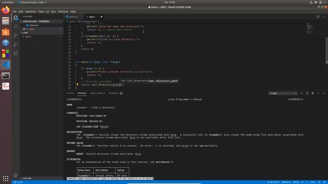 Laborator 5 - Directoare: opendir readdir closedir смотреть онлайн