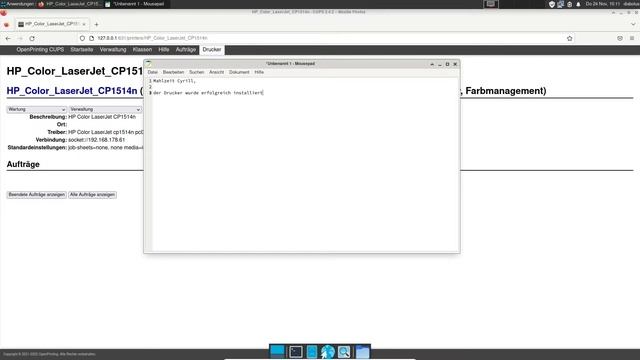 [Linux][Arch] #16 Drucker installieren смотреть онлайн