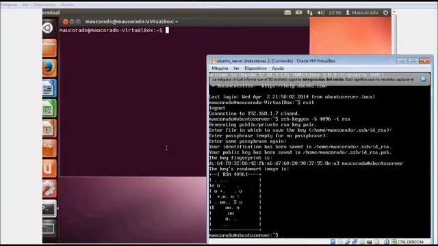 SSH LLAVES PUBLICAS Y PRIVADAS EN UBUNTU MAURICIO CORADO 20023556 смотреть онлайн