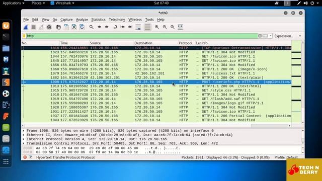 24. Man in The Middle Attack (MITM) Using Wireshark and Ettercap смотреть онлайн