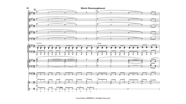 Metric Disentanglement by Jez Parkins | Score Video смотреть онлайн