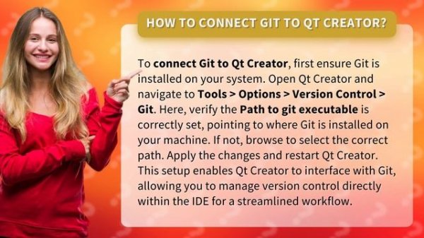 How to connect Git to Qt Creator?