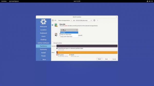 NixOS Easy Installation with BTRFS + LUKS and GNOME