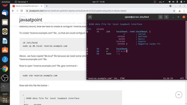 How to install & set up bind in ubuntu on local server or local system | Setup DNS in ubuntu смотреть онлайн