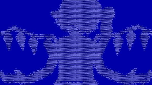 Bad Apple but it's inside a Linux BSOD (systemd-bsod)