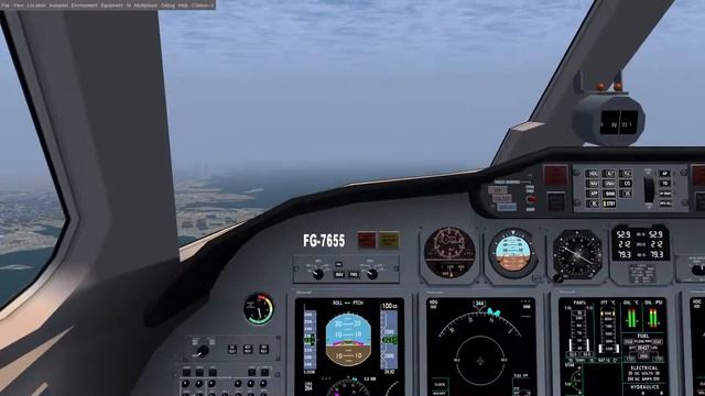 FlightGear Running on Linux Mint смотреть онлайн