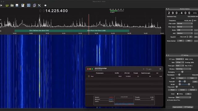 Gqrx on Apple Silicon with large FFT смотреть онлайн