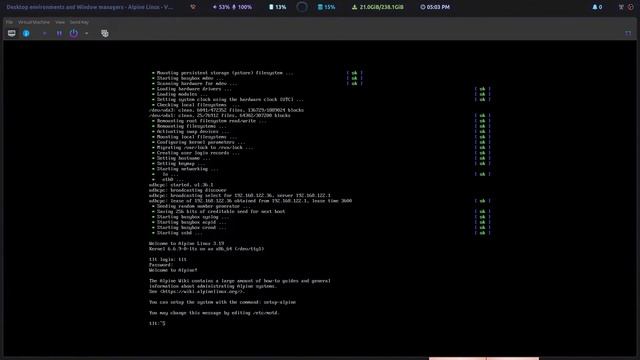 Installing Alpine linux Live... смотреть онлайн