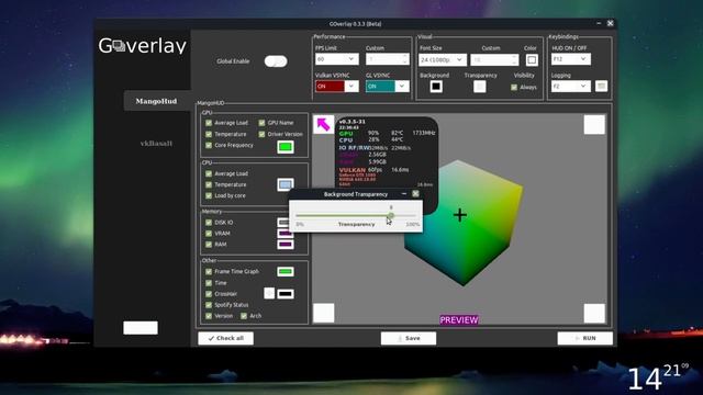 Linux MangoHud gui configuration смотреть онлайн