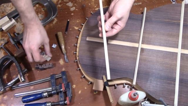 Как приклеить рипы нижней деки смотреть онлайн