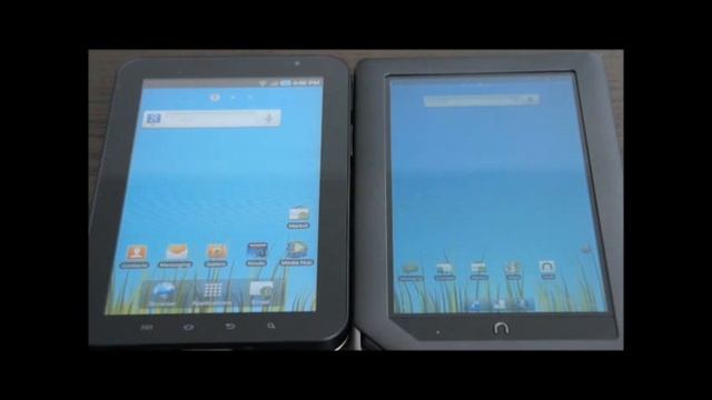 Galaxy Tab vs Rooted Nook Color смотреть онлайн