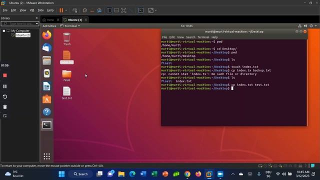 How to copy file in Ubuntu Linux using Command line смотреть онлайн