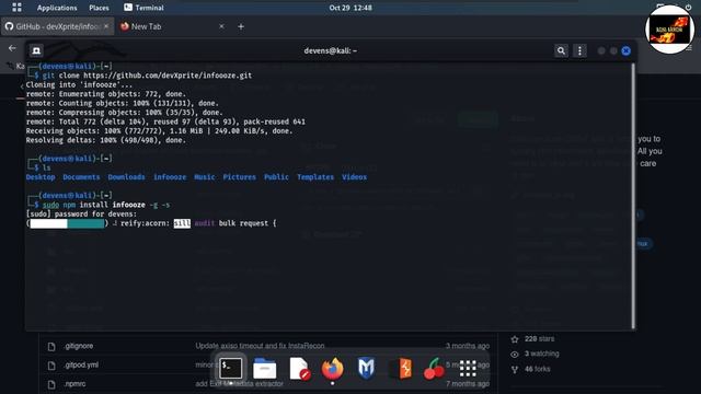 How to run Infoooze Tool in Kali Linux #Muted Tech #Agni Arrow смотреть онлайн